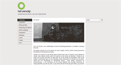 Desktop Screenshot of hetvervolg.org